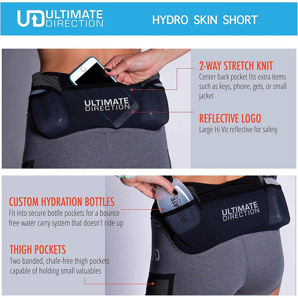 Ultimate Direction Womens Hydro Skin Running Shorts