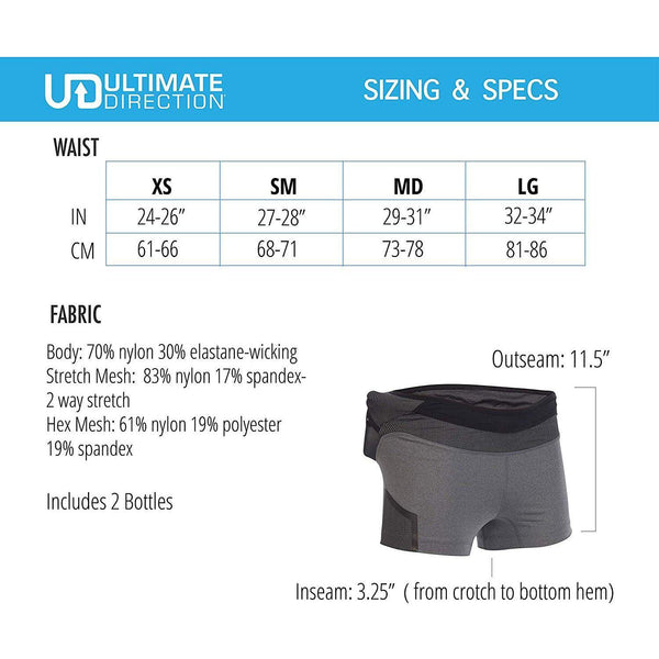 Ultimate Direction Womens Hydro Skin Running Shorts