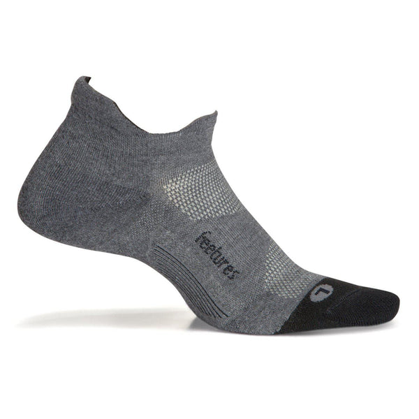 Feetures Unisex Elite Max Cushion No Show Tab Athletic Running Socks
