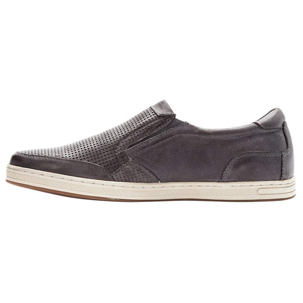 Propét Propet Men's Logan Nubuck, Nylon, Polyurethane, Rubber Slip On Sneakers