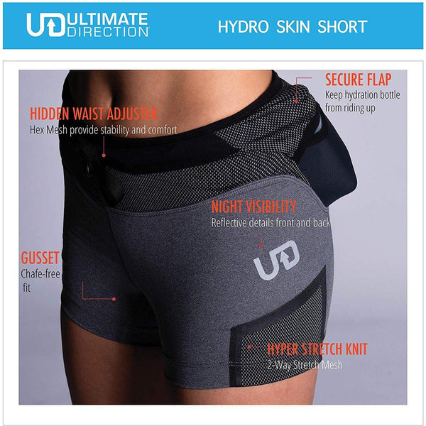 Ultimate Direction Womens Hydro Skin Running Shorts