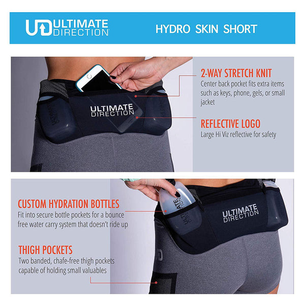 Ultimate Direction Womens Hydro Skin Running Shorts