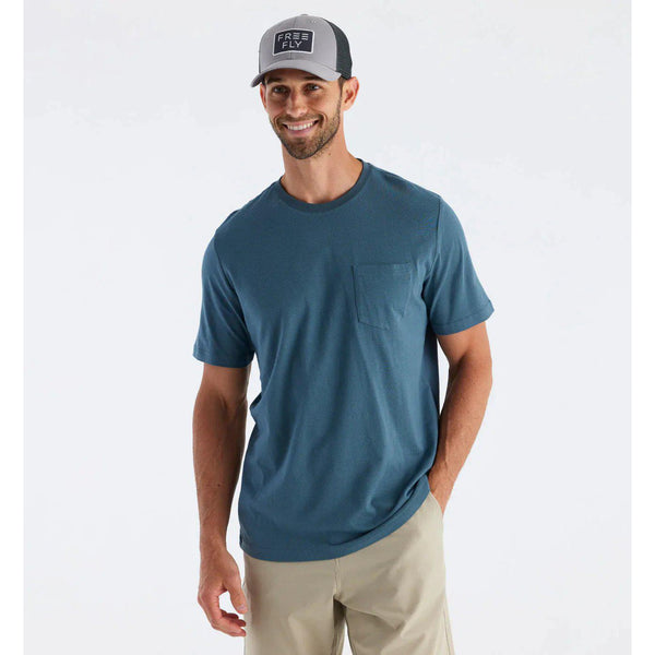 Free Fly Men's Bamboo Heritage Pocket Tee