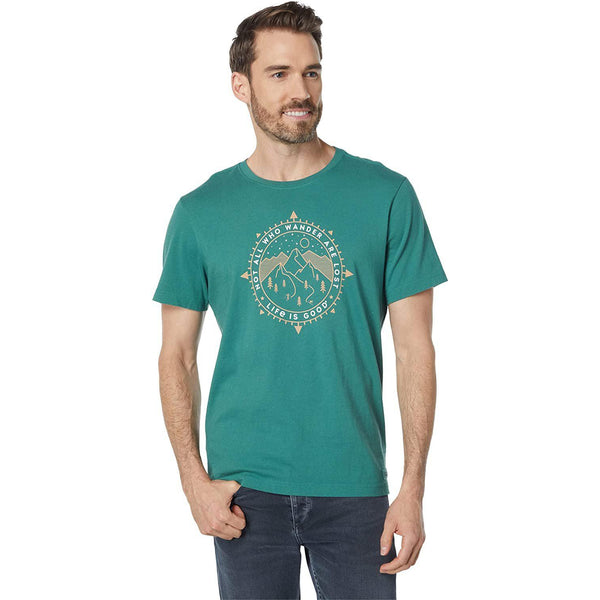 Life is Good Men's Crusher Crew Neck Tee - Explore