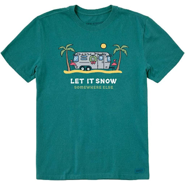 Life is Good Men's Crusher Crew Neck T-Shirt