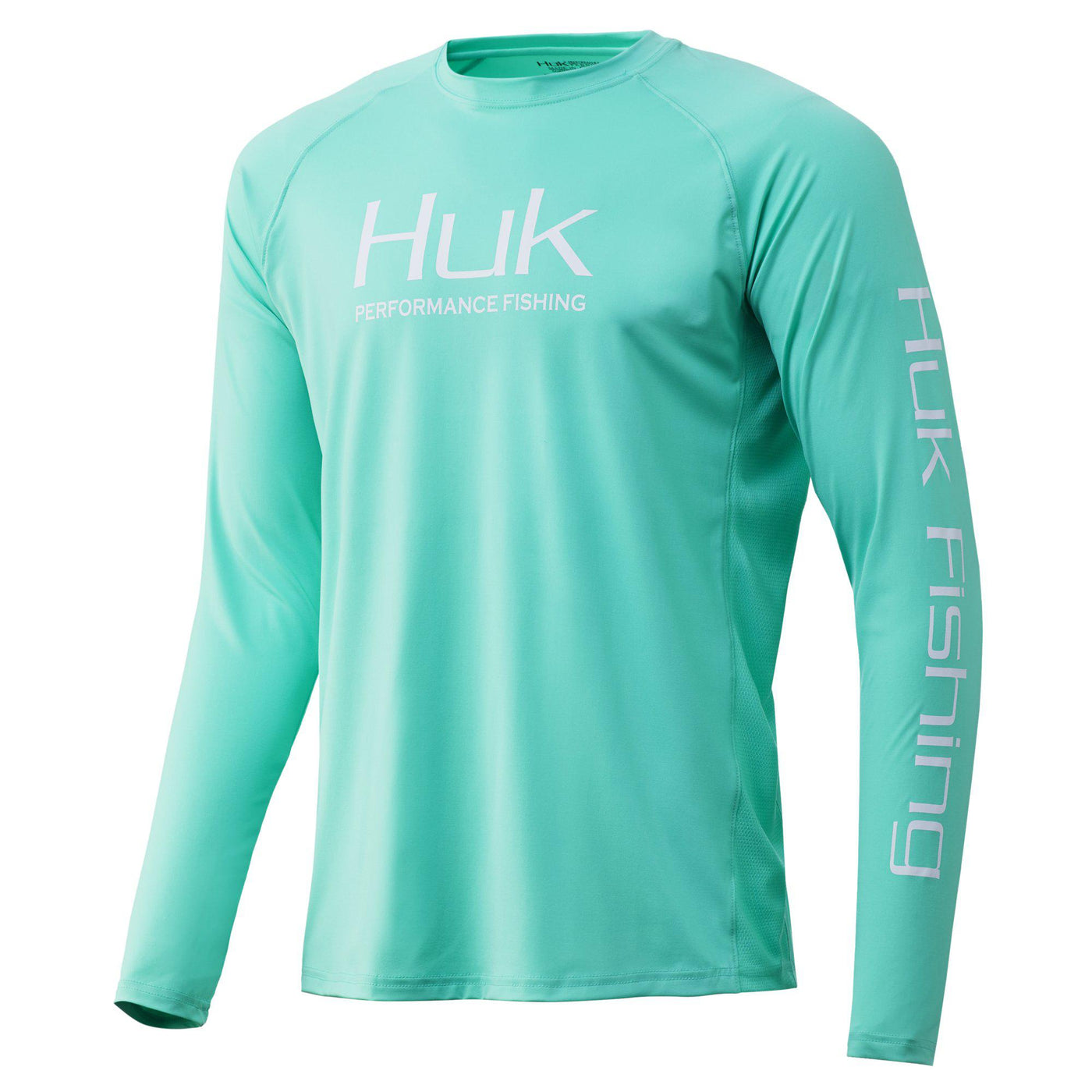 Huk Men's Pursuit Vented Long Sleeve Shirt, Navy, Small