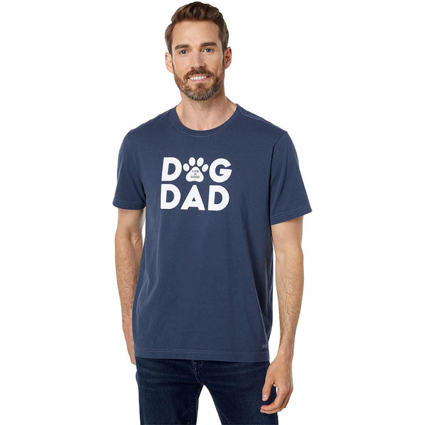 Life is Good Men's Crusher Crew Neck T-Shirt