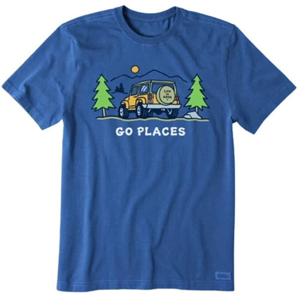 Life is Good Men's Crusher Crew Neck Tee - Explore