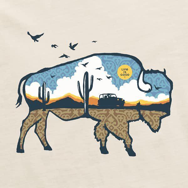 Life is Good Men's Crusher Crew Neck T-Shirt