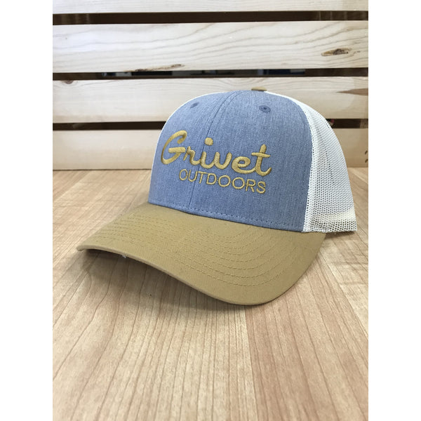 Grivet Outdoors Retro Grivet Embroidery Mesh Trucker Hat