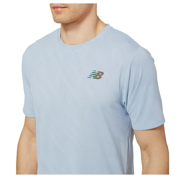 New Balance Men's Q Speed Jacquard Short Sleeve Tee