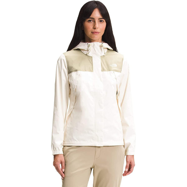 Gravel/Gardenia White The North Face Women's Antora Jacket
