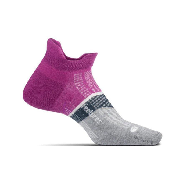 Feetures Unisex Elite Max Cushion No Show Tab Athletic Running Socks