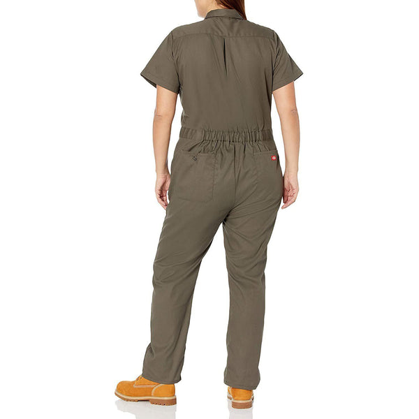 Dickies Women's Plus Size Flex Short Sleeve Coverall