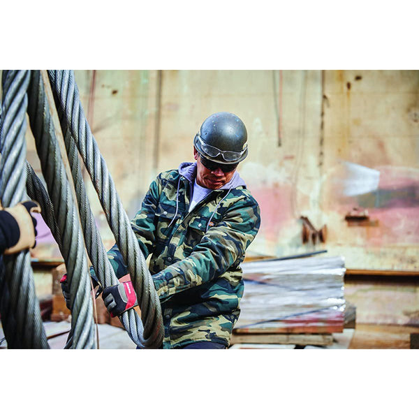 Dickies Men's Fleece Hooded Duck Shirt Jacket with Hydroshield