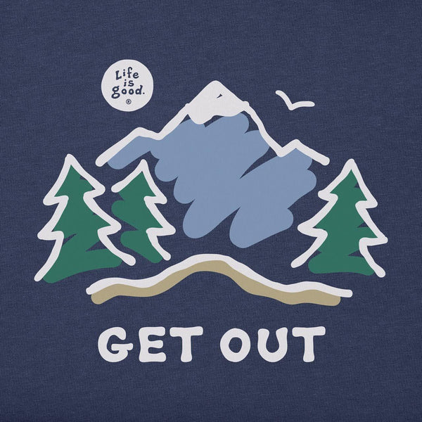 Life is Good Men's Crusher Crew Neck Tee - Explore