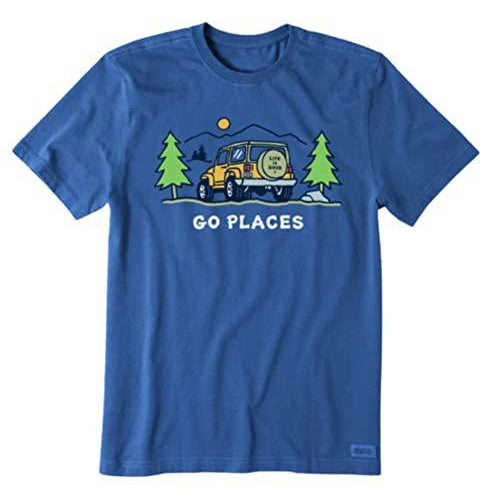 Life is Good Men's Crusher Crew Neck Tee - Explore