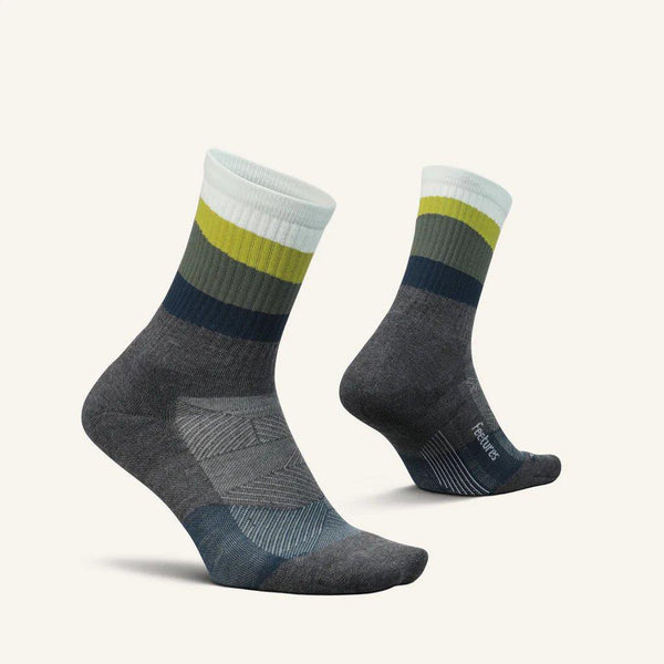 Feetures Unisex Elite Trail Mini Max Cushion Crew Sock