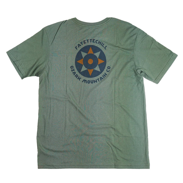 Fayettechill Unisex Short Sleeve Folk Quilt Tee