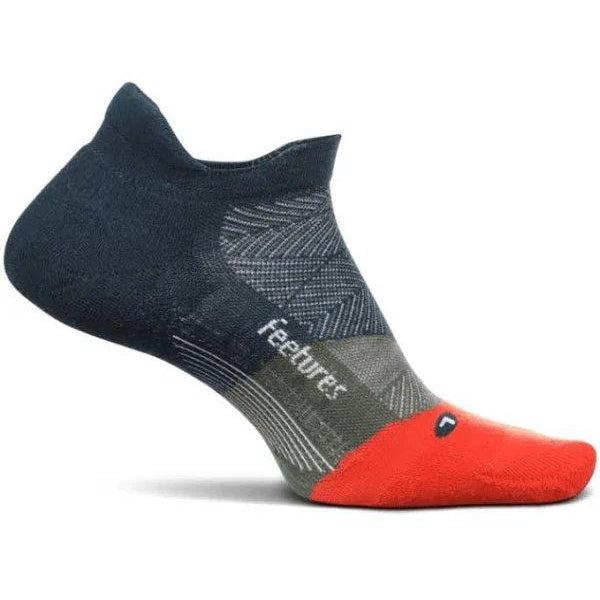 Feetures Unisex Elite Max Cushion No Show Tab Athletic Running Socks