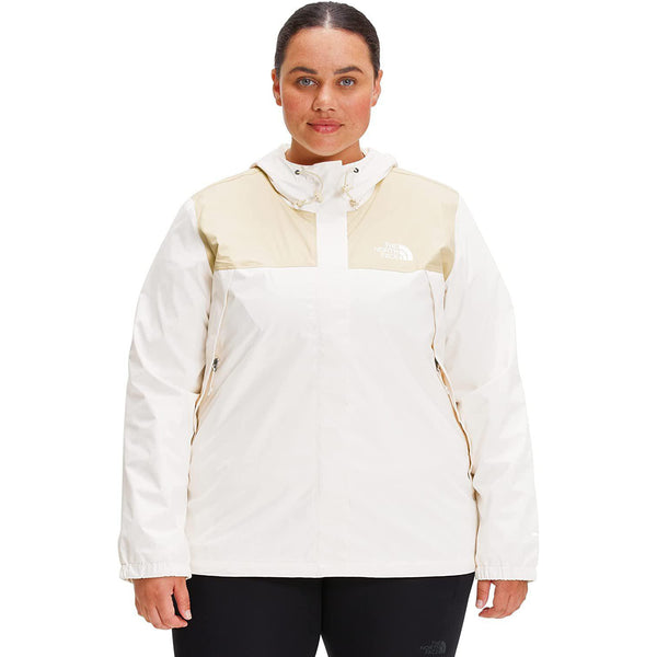 Gravel/Gardenia White The North Face Women's Antora Jacket