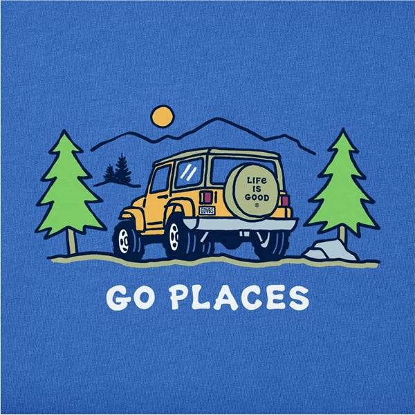 Life is Good Men's Crusher Crew Neck Tee - Explore