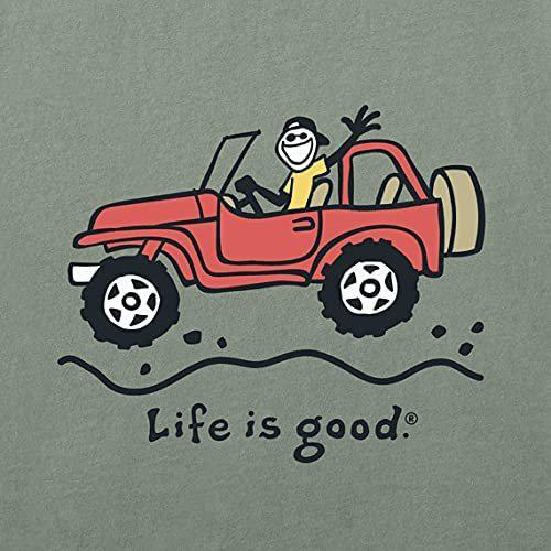 Life is Good Men's Crusher Crew Neck Tee - Jake & Pals