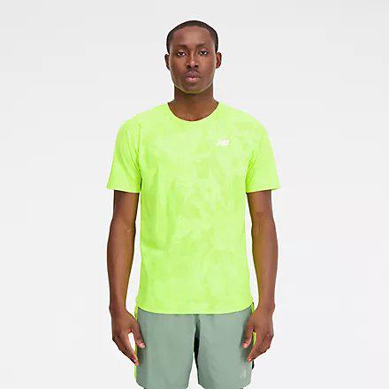 New Balance Men's Q Speed Jacquard Short Sleeve Tee