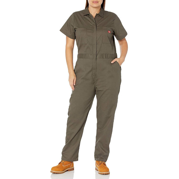 Dickies Women's Plus Size Flex Short Sleeve Coverall