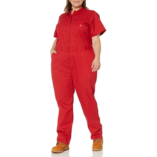 Dickies Women's Plus Size Flex Short Sleeve Coverall