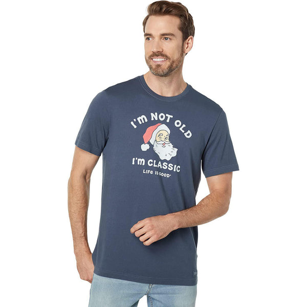 Life is Good Men's Crusher Crew Neck T-Shirt