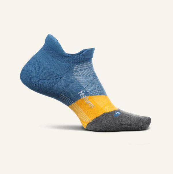 Feetures Unisex Elite Max Cushion No Show Tab Athletic Running Socks