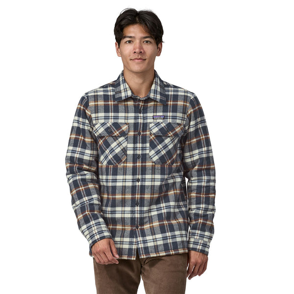 Patagonia Men's Insulated Organic Cotton Midweight Fjord Flannel Shirt