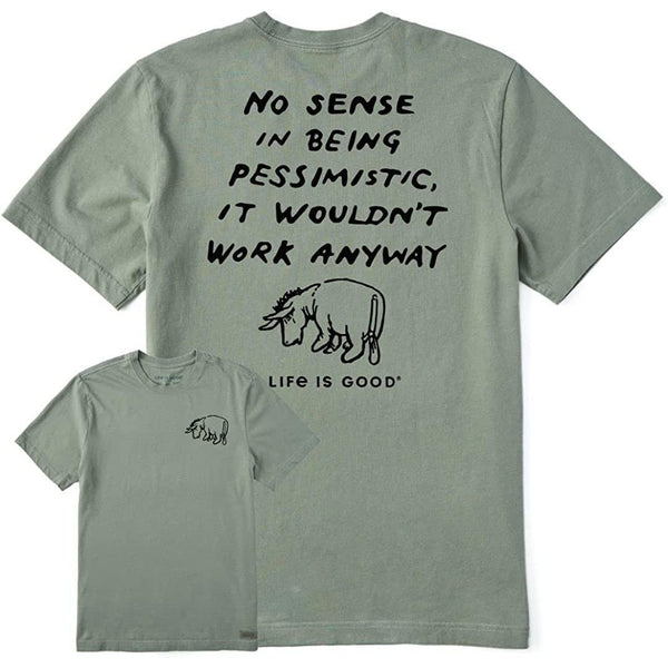 Life is Good Men's Crusher Crew Neck T-Shirt