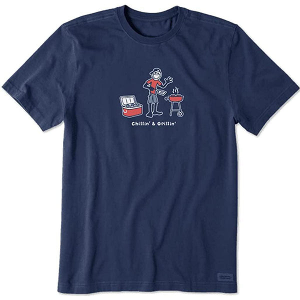 Life is Good Men's Crusher Crew Neck Tee - Jake & Pals