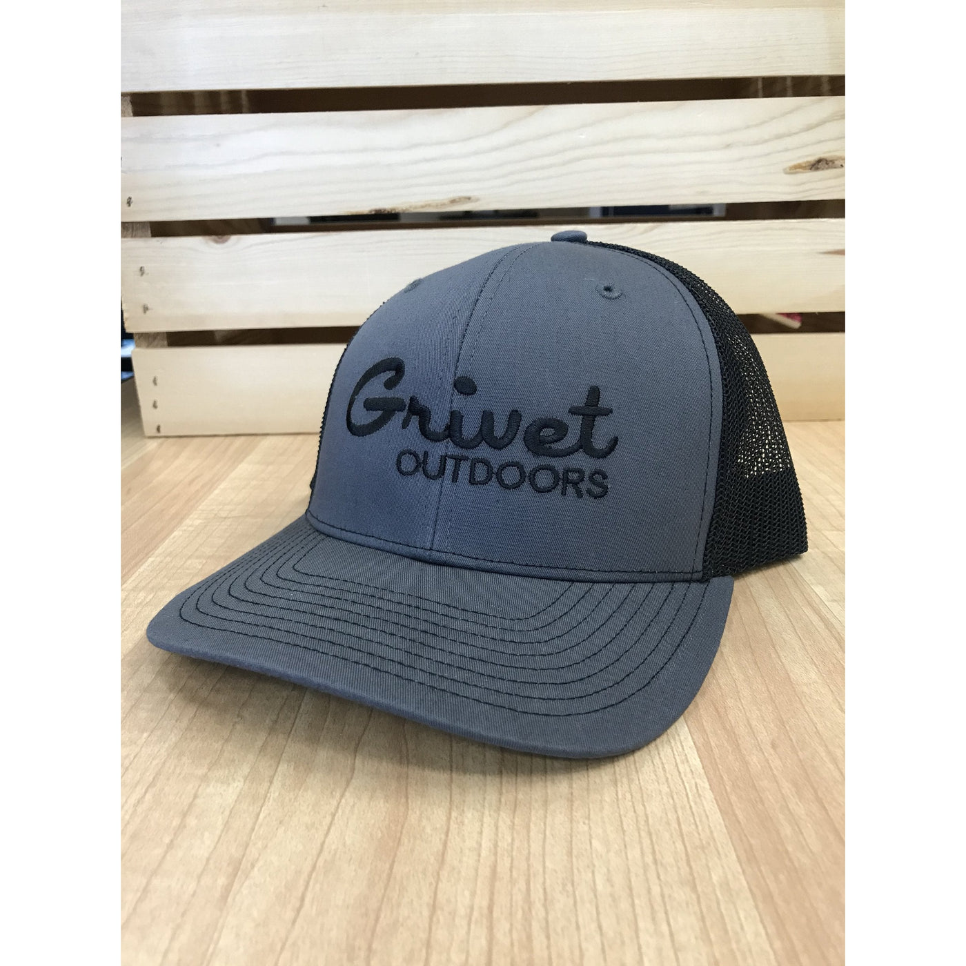 Grivet Outdoors Retro Grivet Embroidery Mesh Trucker Hat