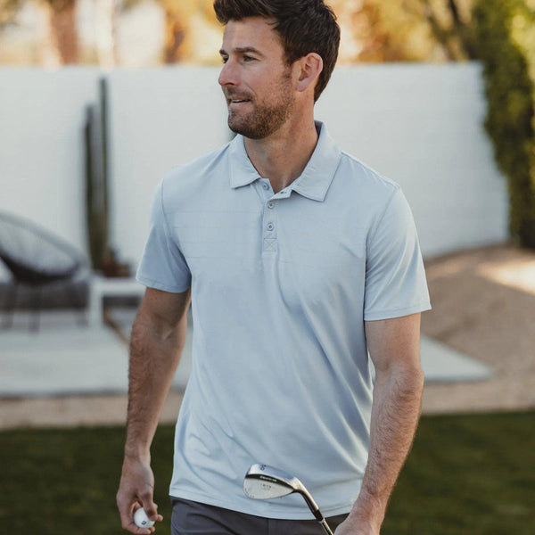 The Normal Brand Men's Fore Stripe Performance Polo