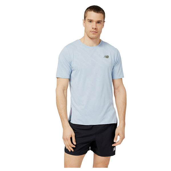 New Balance Men's Q Speed Jacquard Short Sleeve Tee