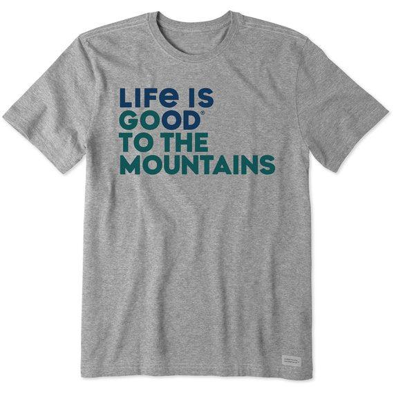 Life is Good Men's Crusher Crew Neck Tee - Explore