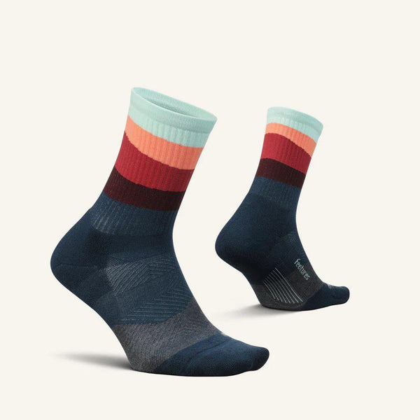 Feetures Unisex Elite Trail Mini Max Cushion Crew Sock
