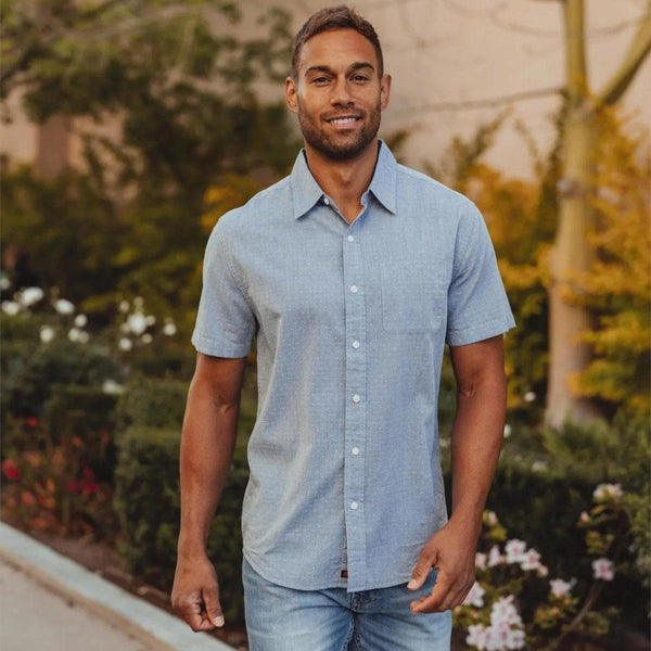 The Normal Brand Men's Freshwater SS Button-Up Shirt