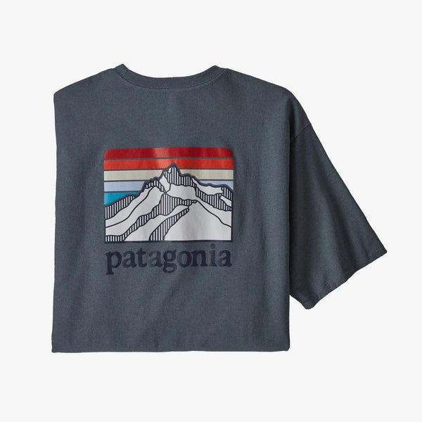 Patagonia Men’s Line Logo Ridge Pocket Responsibili-Tee