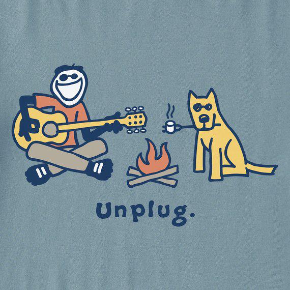 Life is Good Men's Crusher Crew Neck T-Shirt