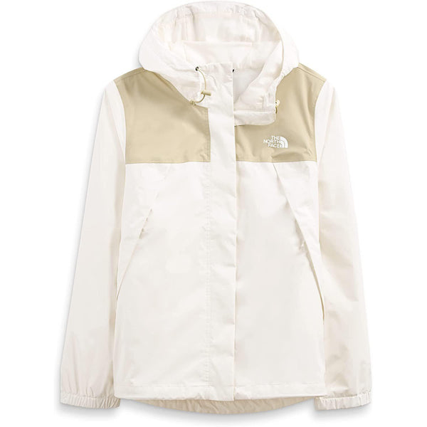 Gravel/Gardenia White The North Face Women's Antora Jacket