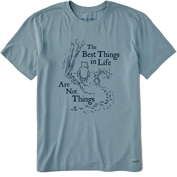 Life is Good Men's Crusher Crew Neck T-Shirt