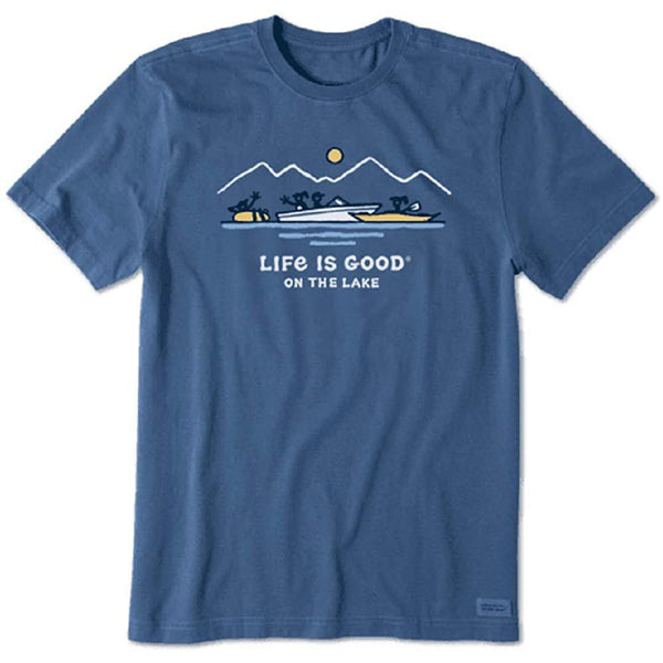 Life is Good Men's Crusher Crew Neck Tee - Explore
