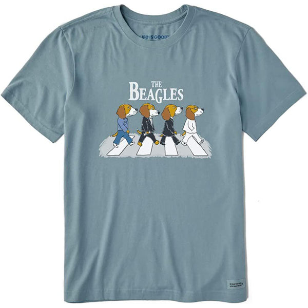 Life is Good Men's Crusher Crew Neck T-Shirt