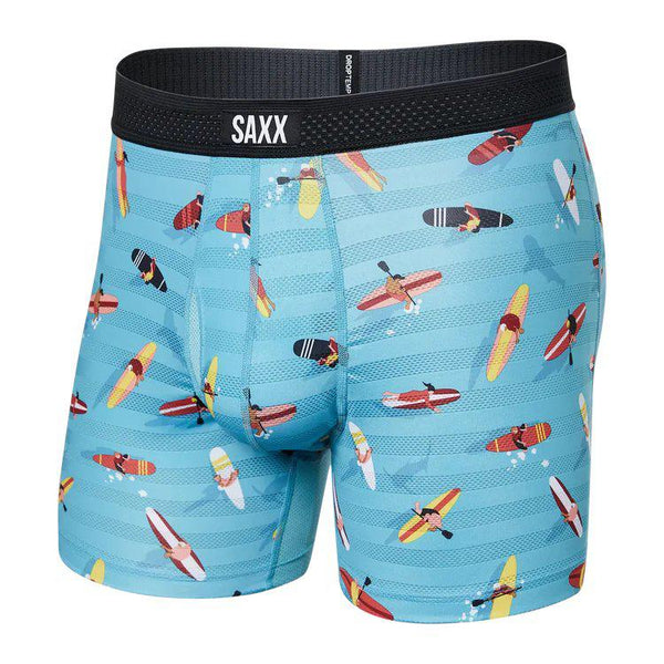 Saxx Men's Droptemp Cooling Mesh Boxer Brief w/Fly