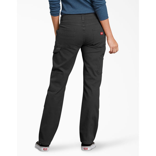 Dickies Women's Relaxed Straight Stretch Double-Front Carpenter Pant