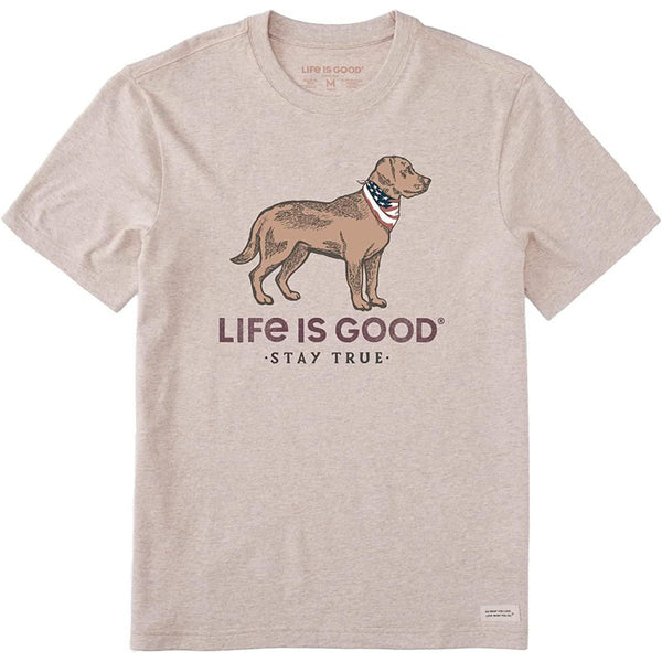 Life is Good Men's Crusher Crew Neck T-Shirt